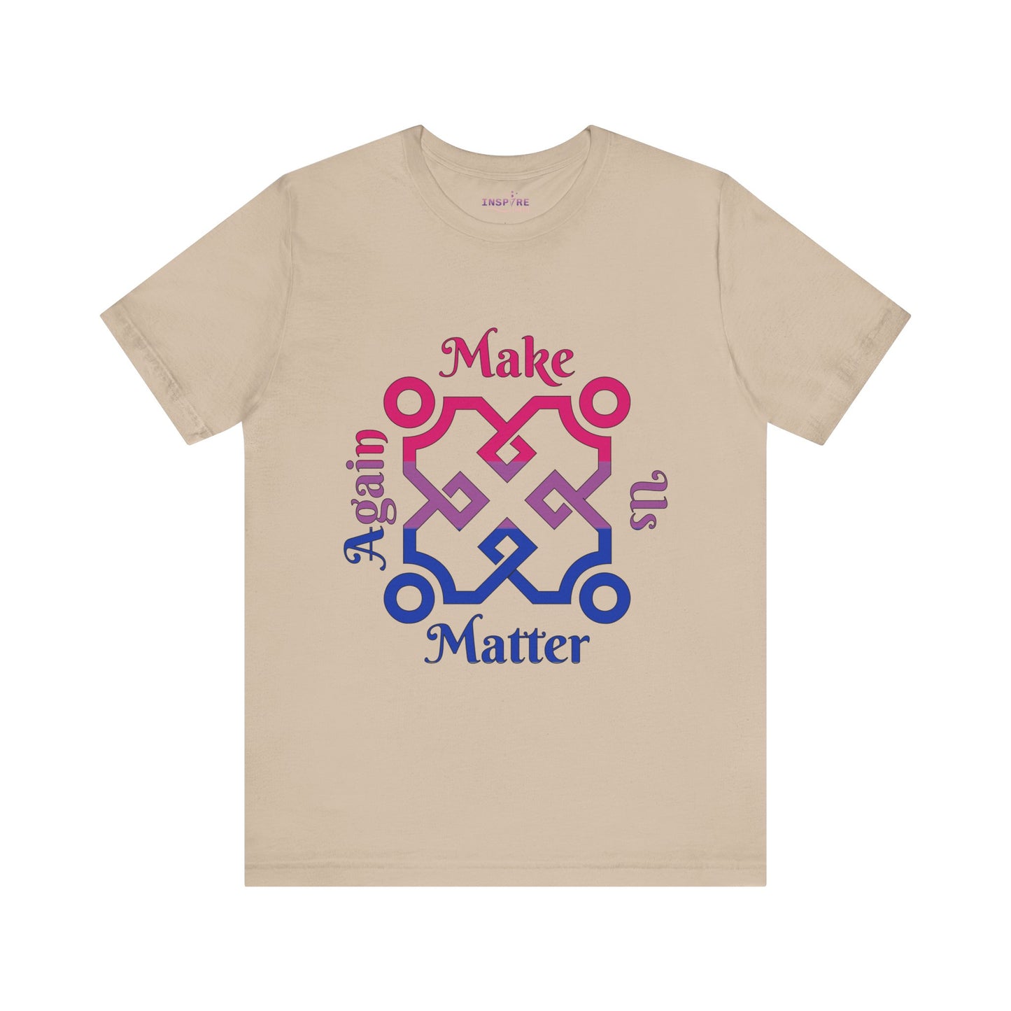Make Us Matter Again Bisexual Pride T-Shirt β Bi Flag Colors | Bold, Inclusive, Empowering LGBTQ+ Tee ππππ